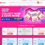 $7 off ($70 Min Spend) or $20 off ($300 Min Spend) Sitewide at Lazada [12am-2am]