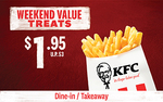 $1.95 Regular Fries at KFC