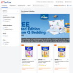 Free Limited Edition Maison Q Bedding with $250 Min Spend on Participating Friso Products at FairPrice On