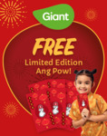 Free Limited Edition Ang Pow Pack with $50 Min Spend at Giant