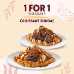 1 for 1 Croissant Sundaes at Häagen-Dazs (Tuesdays)