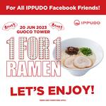 1 for 1 Ramen at Ippudo (Tanjong Pagar, Facebook/Instagram Required)