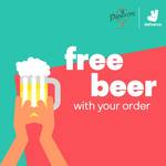 Free Beer with Every 2  Pizzas Ordered at Peperoni Pizzeria via Deliveroo