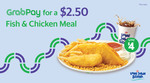 Fish & Chicken Meal for $2.50 (U.P. $6.50) at Long John Silver's via Grab