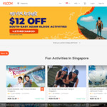 $12 off ($150 Min Spend) on South-East Asia Activities at Klook