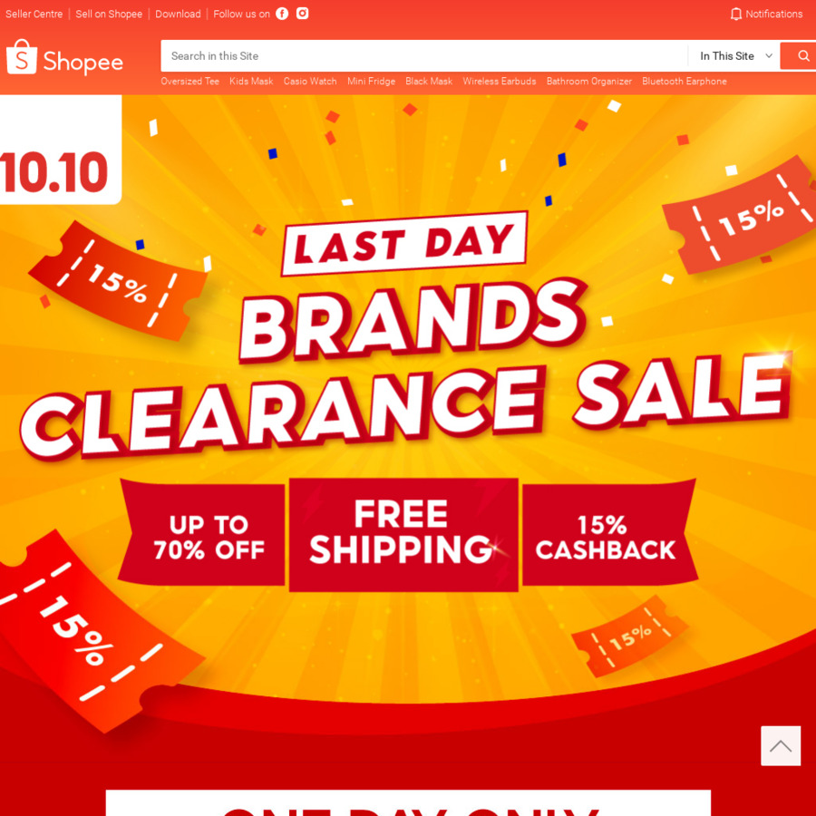 $5 off Min. Spend $65 at Shopee - CheapCheapLah