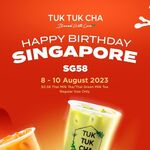 Thai Milk Tea $0.58 (U.P. $3.80) @ Tuk Tuk Cha