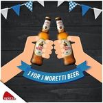 1 for 1 Moretti Beer at Spizza