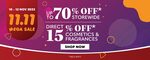 15% off Cosmetics & Fragrances or $11 off Sitewide ($100 Min Spend) at Metro