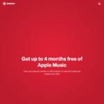 Up to 4 Months Free Apple Music via Shazam