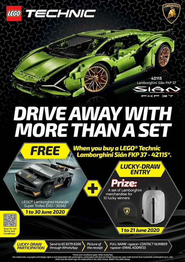 Lego discount free lamborghini