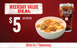 Curry Rice Bowl for $5 (U.P. $7.75) at KFC