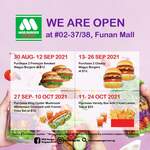 2 Premium Smoked Wagyu Burgers for $12 at MOS Burger (Funan Mall)