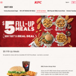 $5 Fill-Up Meals at KFC