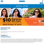 Free $10 Starbucks Gift Card from Essilor with Any Crizal Transition Lens Purchase