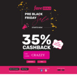 35% Cashback Sitewide (except Dining) at Fave [previously Groupon]