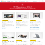 Microsoft Singles Day Deals - XB1 X $492, XB1 S $290, Surface Pro 6 i5 from $1188 & More