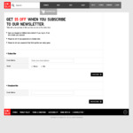 $5 off ($60 Min Spend) at UNIQLO - Newsletter Subscription Required