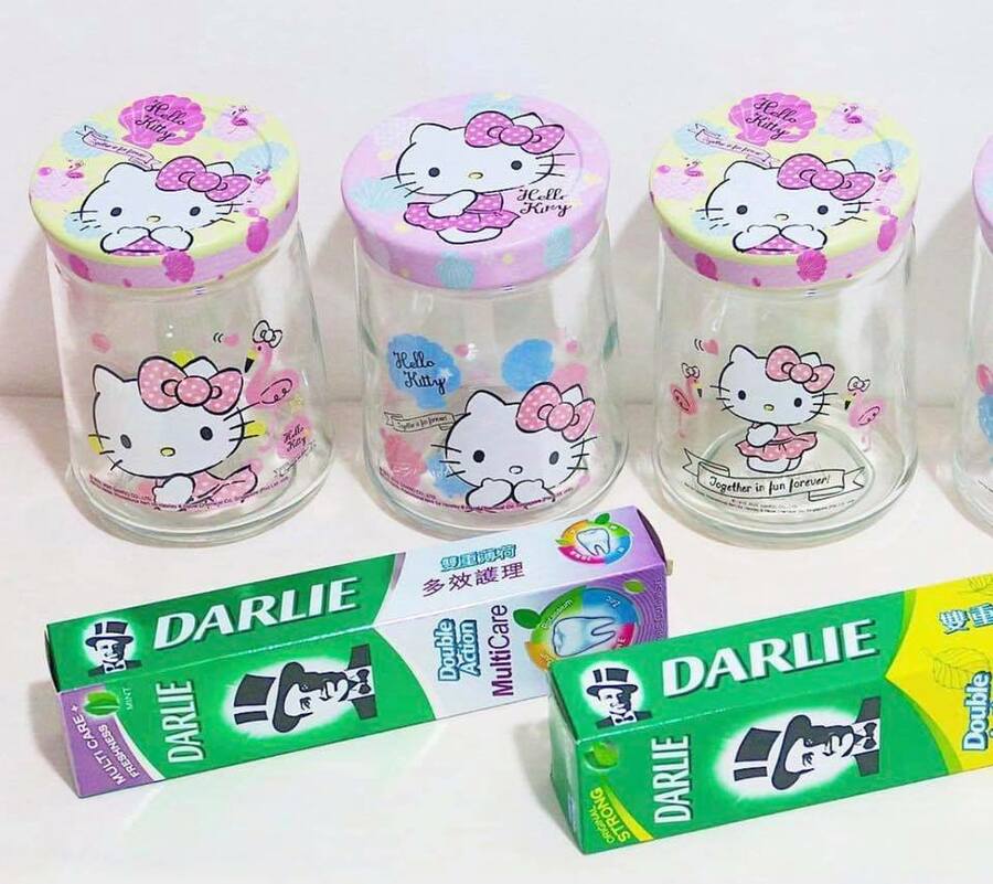 darlie hello kitty toothpaste