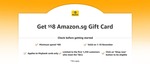 Bonus $8 Gift Card When You Spend $60 at Amazon SG (Maybank Cards)