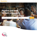 1000 Bonus Points (Worth $15) with Your Next Reservation at Quandoo + $9 Boosted Cashback via ShopBack [TODAY ONLY]