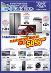 Singapore Expo Fair Clearing 2019 Electronics Models at up to 90% off for 3 Days Only from 6 to 8 December 2019!
