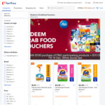 Bonus 2x $5 GrabFood Vouchers + $10 off with $100 Min Spend on Participating P&G Products at FairPrice