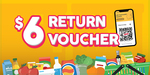 Receive a $5 off $65 Return Voucher When You Spend $65 with CDC Vouchers at FairPrice