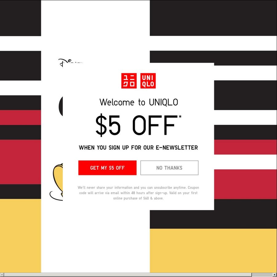 Uniqlo Philippines  Get 100 peso coupon when you sign up for our mailing  list Visit any of our stores today sign up at our redemption booth  confirm the email and get