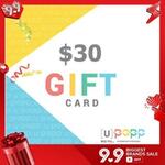 $30 U-POPP Gift Card for $21 at U-Malls via Lazada
