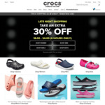 30% off Sitewide at Crocs