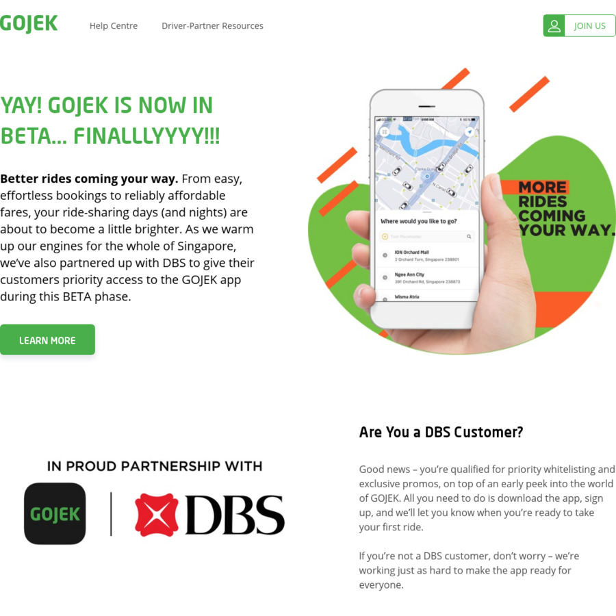 Gojek store first ride