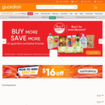 $16 off Sitewide ($80 Min Spend) at Guardian