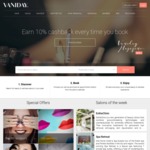 20% off Any Booking at VANIDAY - New Customers Only, Max Discount at $10