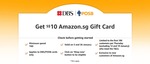 Bonus $10 Gift Card When You Spend $60 at Amazon SG (DBS/POSB Cards, New Customers)
