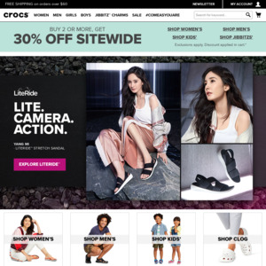 crocs free shipping no minimum