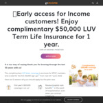 Free Luv NTUC Income Insurance coverage for first 50,000 NTUC Union Members