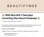 Free Mini AXIS-Y Dark Spot Correcting Glow Serum Delivered from Beautifymee