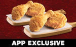 1 for 1 2pcs Chicken at KFC via App