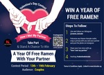 Win a Year's Worth of Ramen for You and Your Partner from Keisuke