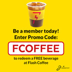 Free Coffee or Beverage at Flash Coffee, Jurong Point via M Malls App (New Users)
