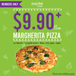 Margherita Pizza for $9.90+ (U.P. $19.90+) at Marché Mövenpick [Weekdays, 3pm to 6pm]