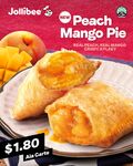 Peach Mango Pie for $1.80 at Jollibee