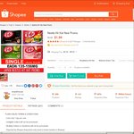 Nestle Kit Kat Packs - Matcha Green Tea or Strawberry for $1.99 Pickup/$3.14 Delivered from Snack House at Shopee